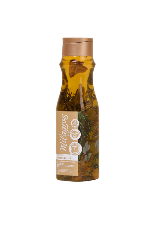 Herbal Shampoo Strength & Growth with Rosemary & Ginger - Milagros